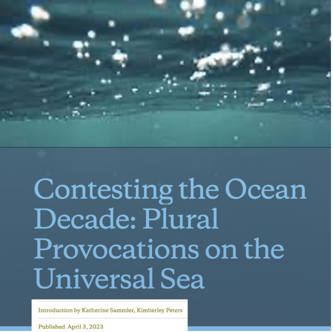 Contesting the Ocean Decade: Plural Provocations on the Universal&nbsp;Sea